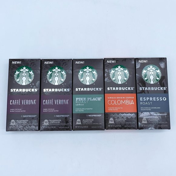 Starbucks Kitchen Starbucks By Nespresso 5 Aluminum Capsules Variety Pack Read Poshmark